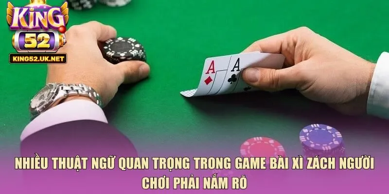 Nhiều thuật ngữ quan trọng trong game bài xì zách người chơi phải nắm rõ